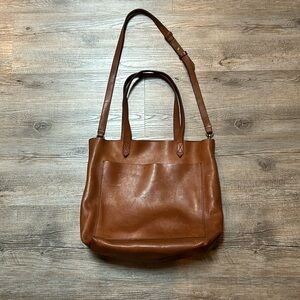 $168 Madewell Medium camel brown Transport Tote